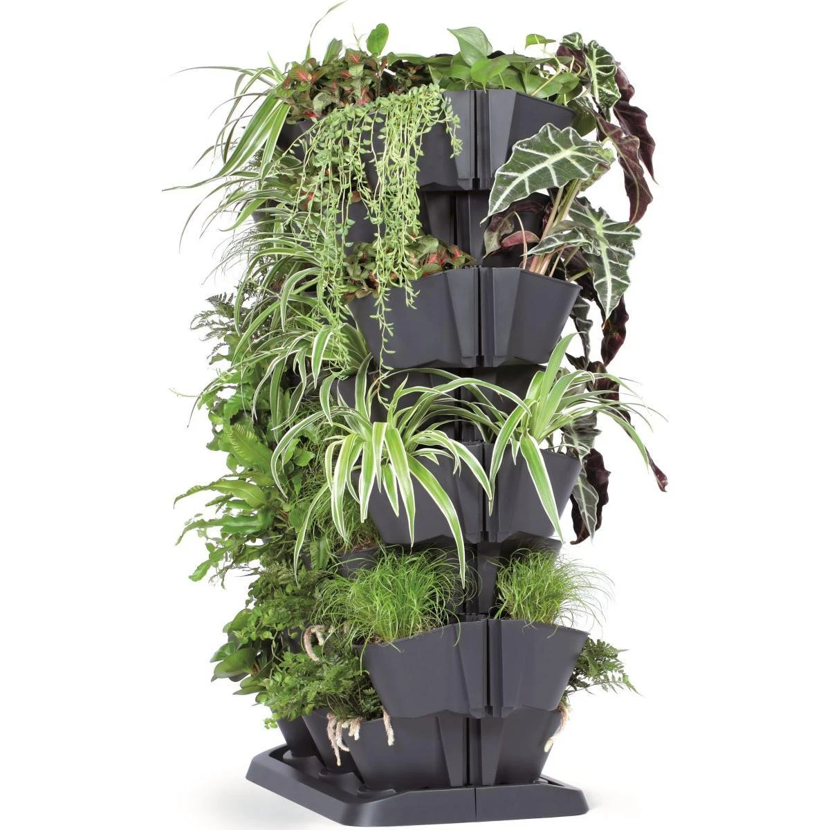 Vertikalūs sodo vazonai Prosperplast Cascade Garden IO2W600S-S433 55cm