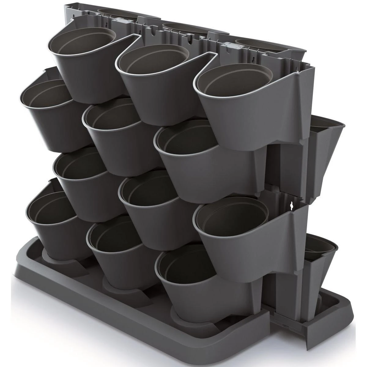 Vertikalūs sodo vazonai Prosperplast Cascade Garden IO2W600S-S433 55cm