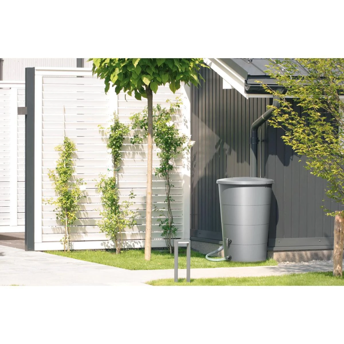 Lietaus vandens rezervuaras Prosperplast, Antracito spalvos, 210 l