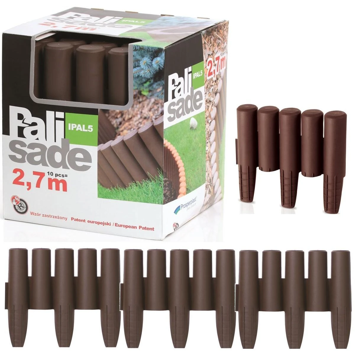 Prosperplast SODO PALISADA IPAL5 RUDA 2,7 m