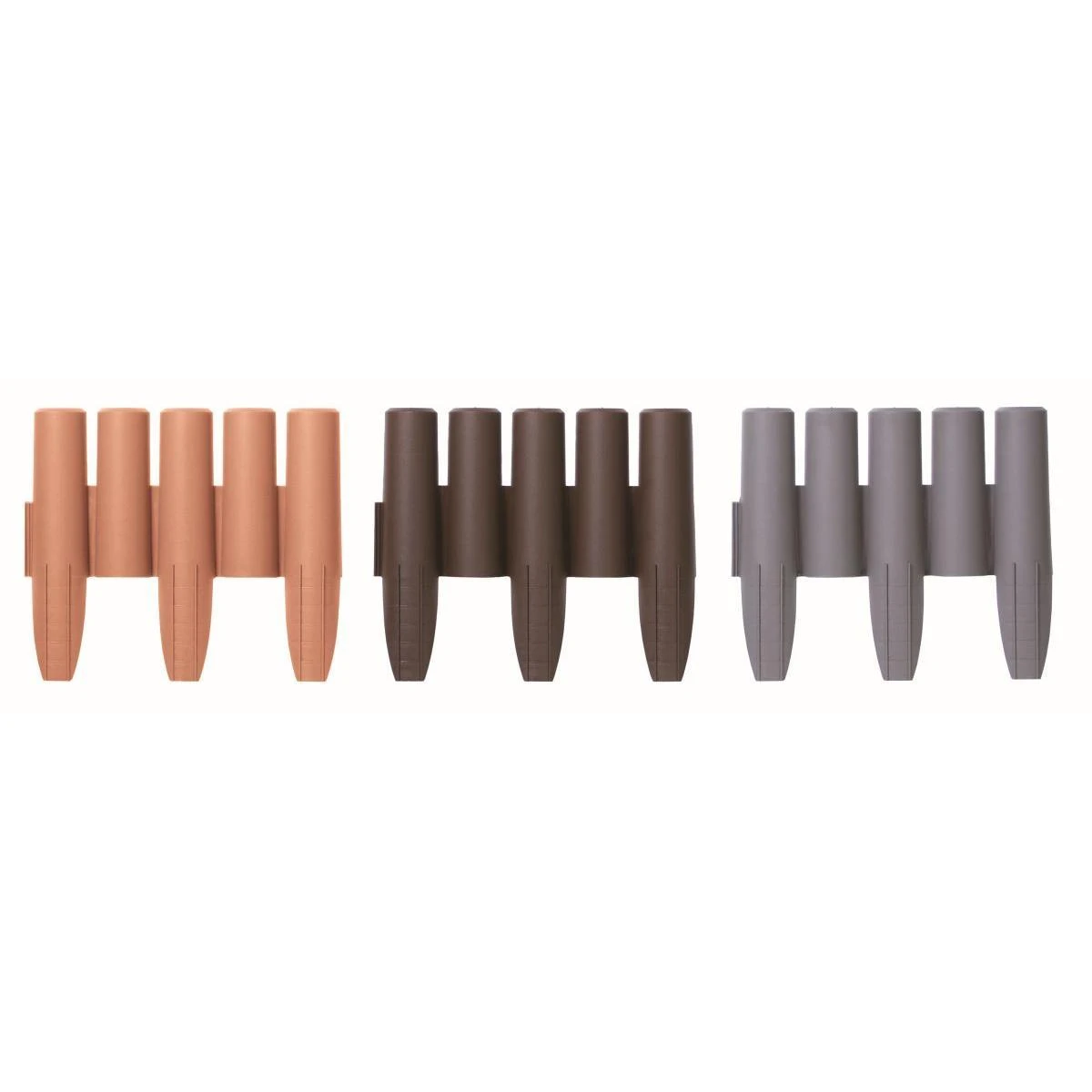 Prosperplast IPAL5 Plastikiniai sodo vejos apvadai, spalva: terracotta, 2,7 m