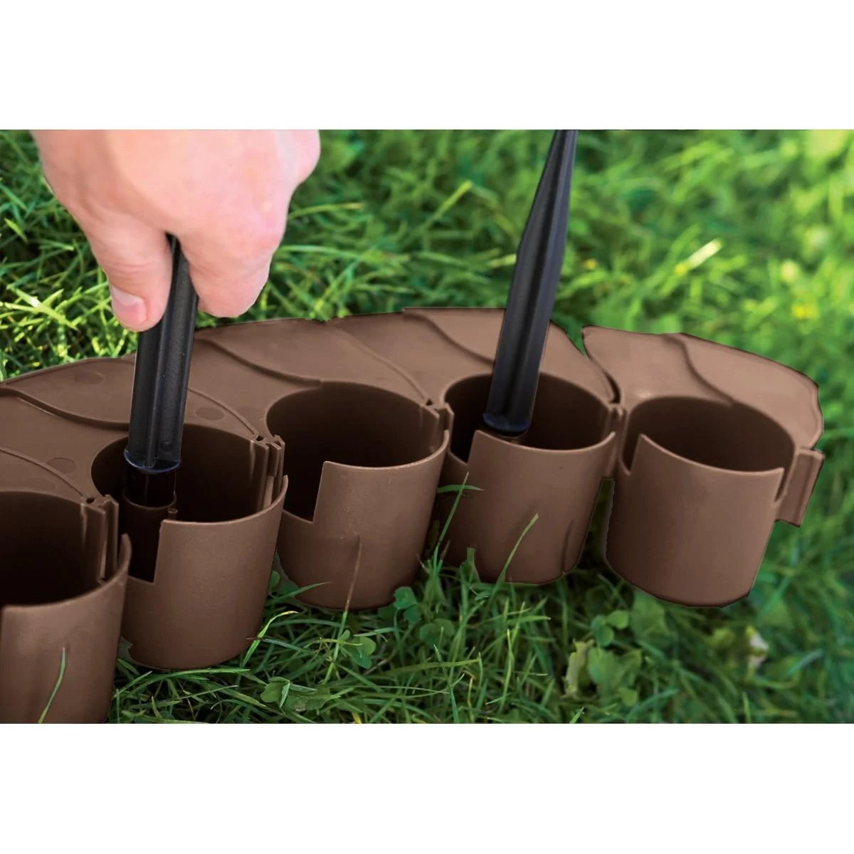 PROSPERPLAST PALISADA OGRODOWA 7 BRĄZ 4,05m