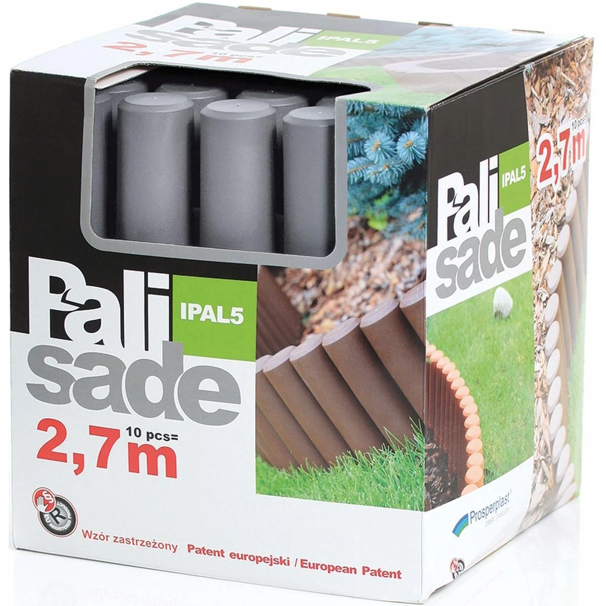 Prosperplast SODO PALISADA IPAL5 PILKA M. 2,7 m