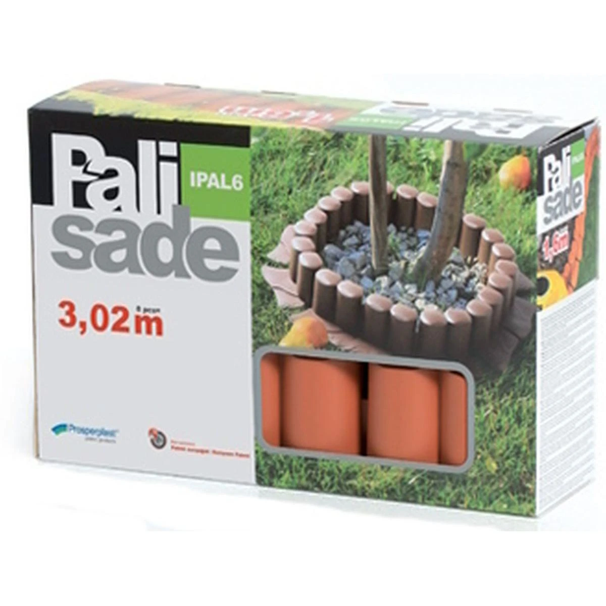Prosperplast PP GARDEN PALISADE 6 TERACOTT 3,02 m