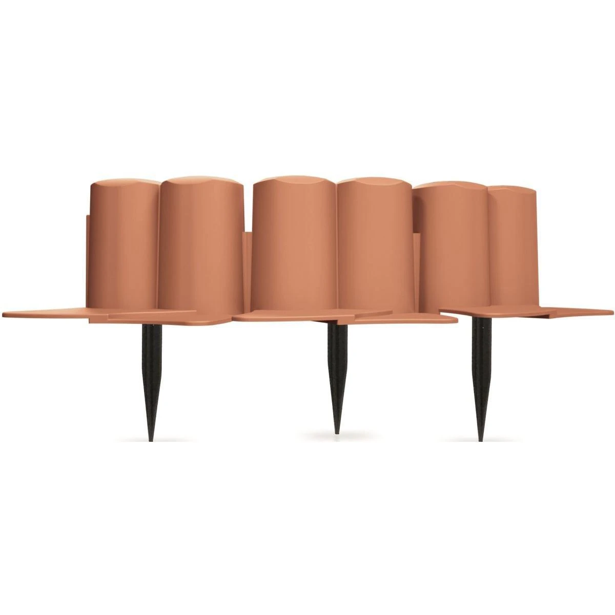 Prosperplast PP GARDEN PALISADE 6 TERACOTT 3,02 m