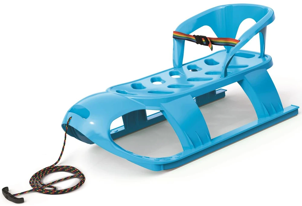 Prosperplast PLASTIKINĖS ROGĖS SU ATGARA 88x45x42CM MĖLYNAS