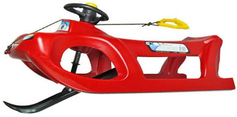 Prosperplast Žieminės vaikiškos rogutės Zigi-Zet Control - Raudonos spalvos