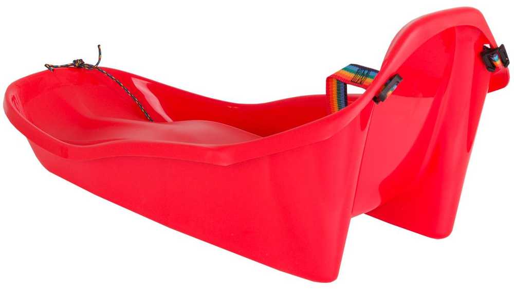 Prosperplast MINI TOPO Raudonos plastikinės rogutės
