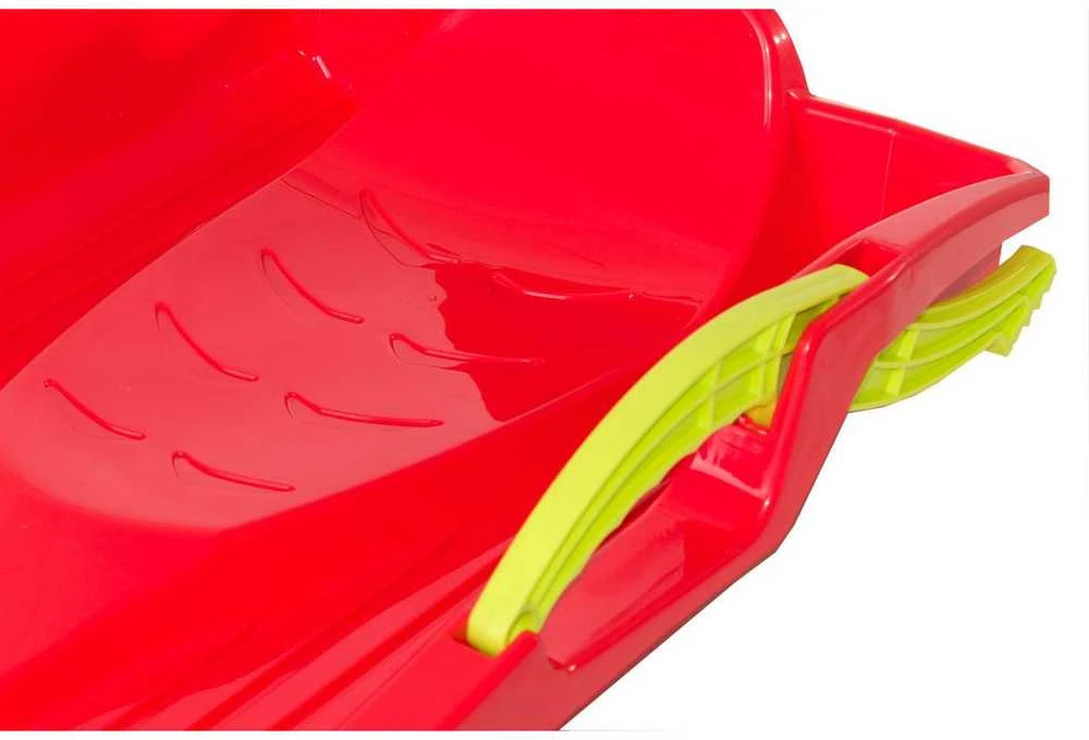 Plastikinės rogutės su stabdžiais Prosperplast Hornet, raudonos