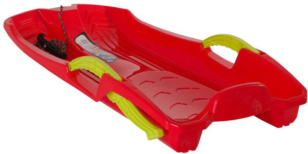 Plastikinės rogutės su stabdžiais Prosperplast Hornet, raudonos