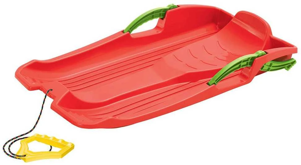 Plastikinės rogutės su stabdžiais Prosperplast Hornet, raudonos