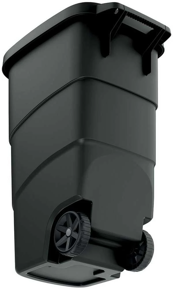 Prosperplast atliekų konteineris WHEELER 90 L su ratykais,  juodos spalvos