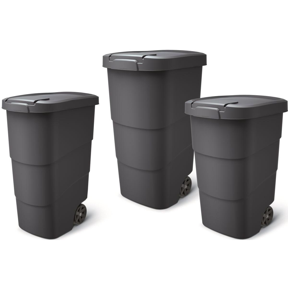 Afvalcontainer 1100l - 4 wiel afvalcontainers | Plastics