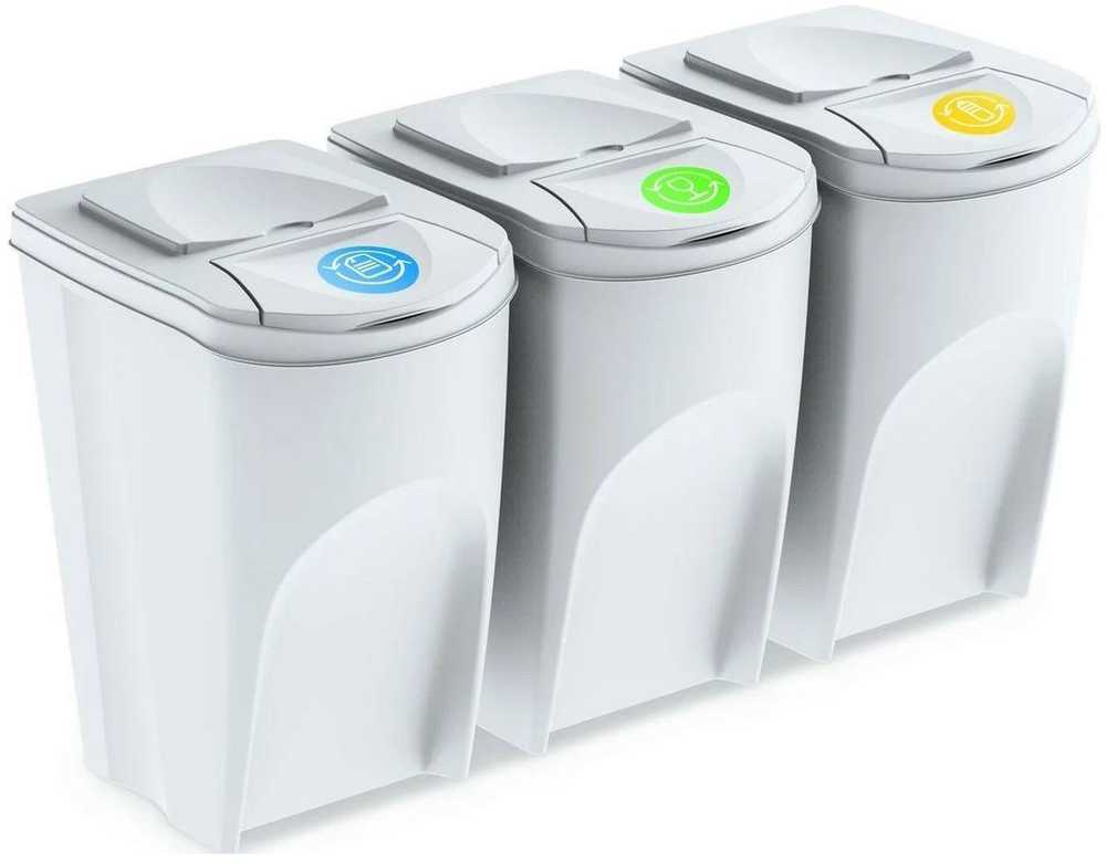 Prosperplast ŠIUČIŲ DĖŽĖS 35 L SORTIBOX RINKINYS 3 VNT. PILKA