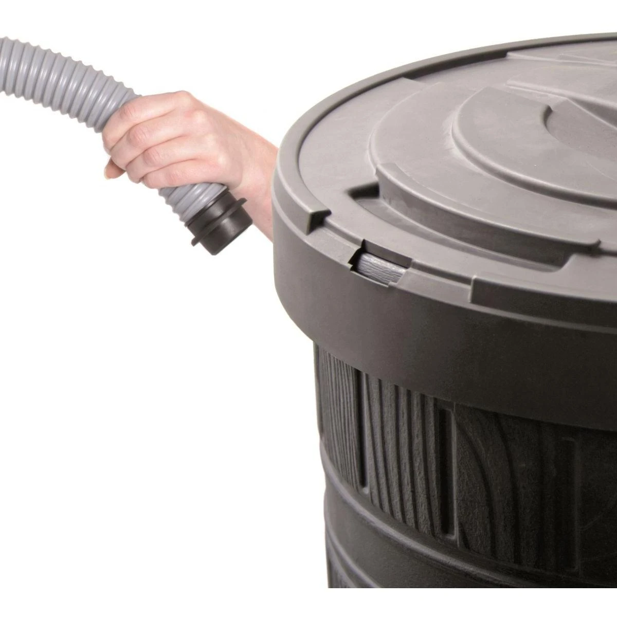 PROSPERPLAST RAINWATER CONTAINER WOODCAN Juodas 265L