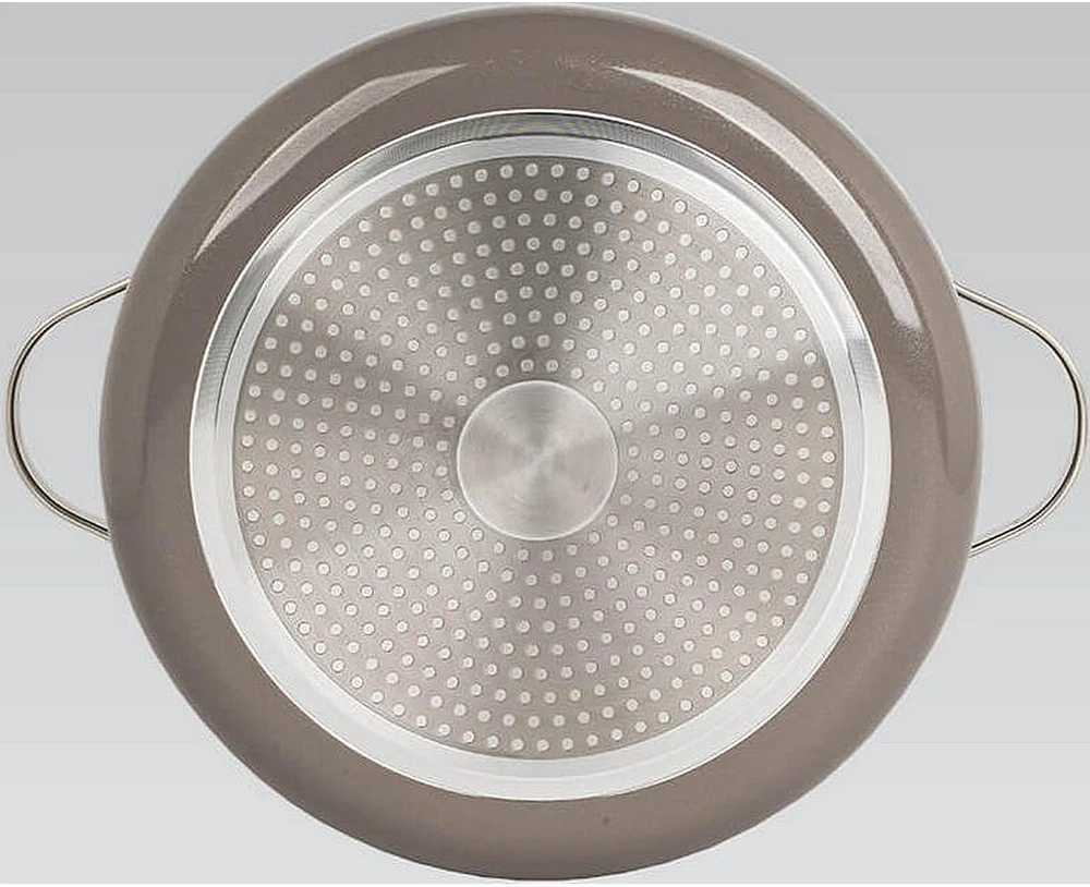 Puodas su dangčiu MAESTRO MR-4009 (MR-4009-18) 18 cm 1,9 l Pilkas