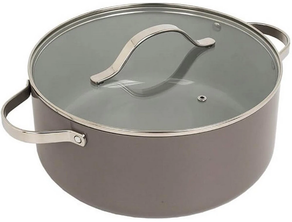 Puodas su dangčiu MAESTRO MR-4009 (MR-4009-20) 20 cm 2.3 l Pilkas