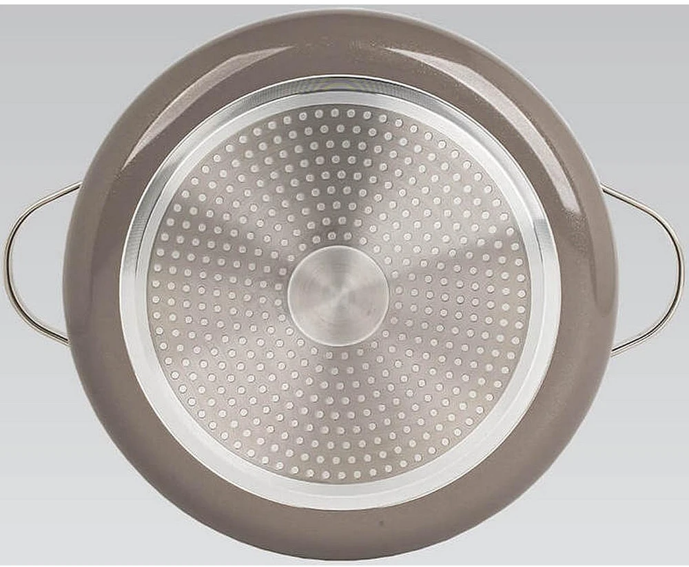 Puodas su dangčiu MAESTRO MR-4009 (MR-4009-20) 20 cm 2.3 l Pilkas