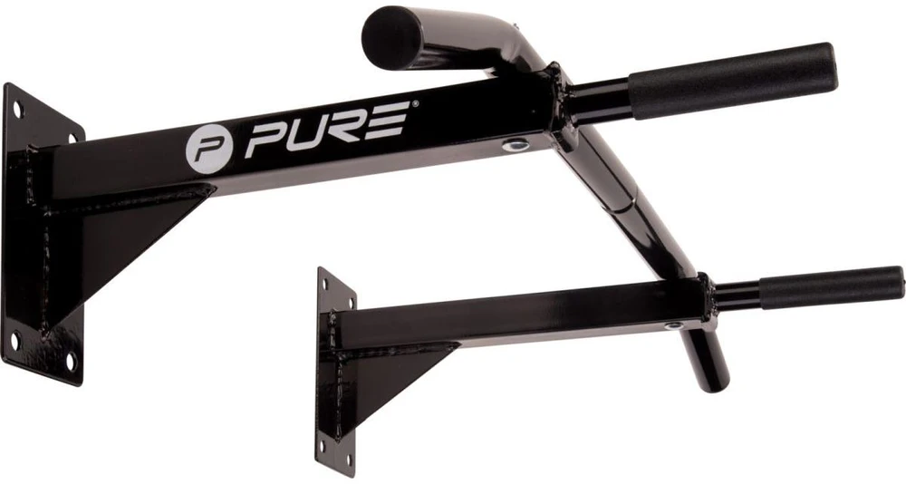 Sieninis skersinis Pure2Improve Chin-Up Bar, M dydžio, juodas