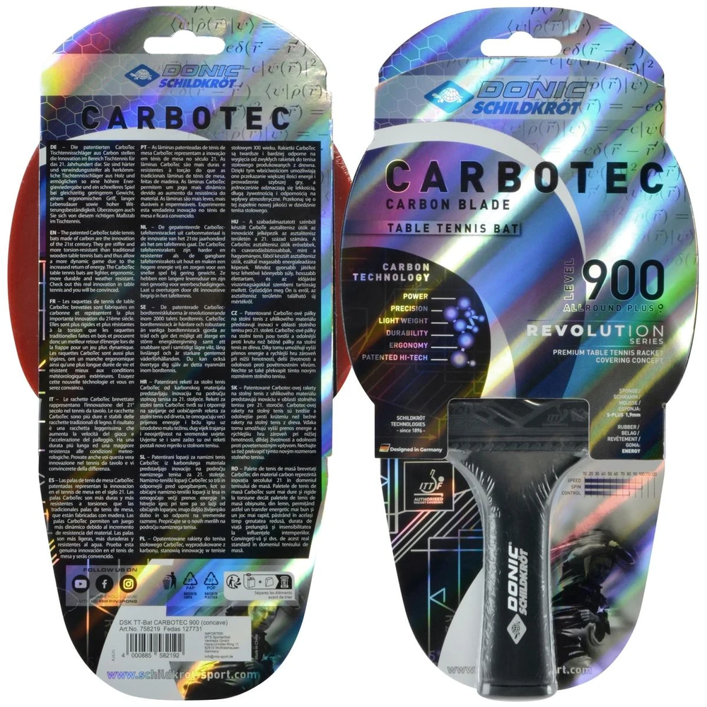 Donic CarboTec 900 stalo teniso raketė