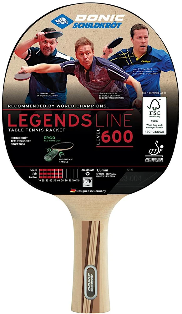 Donic raketė do Table Tennis Legends 600