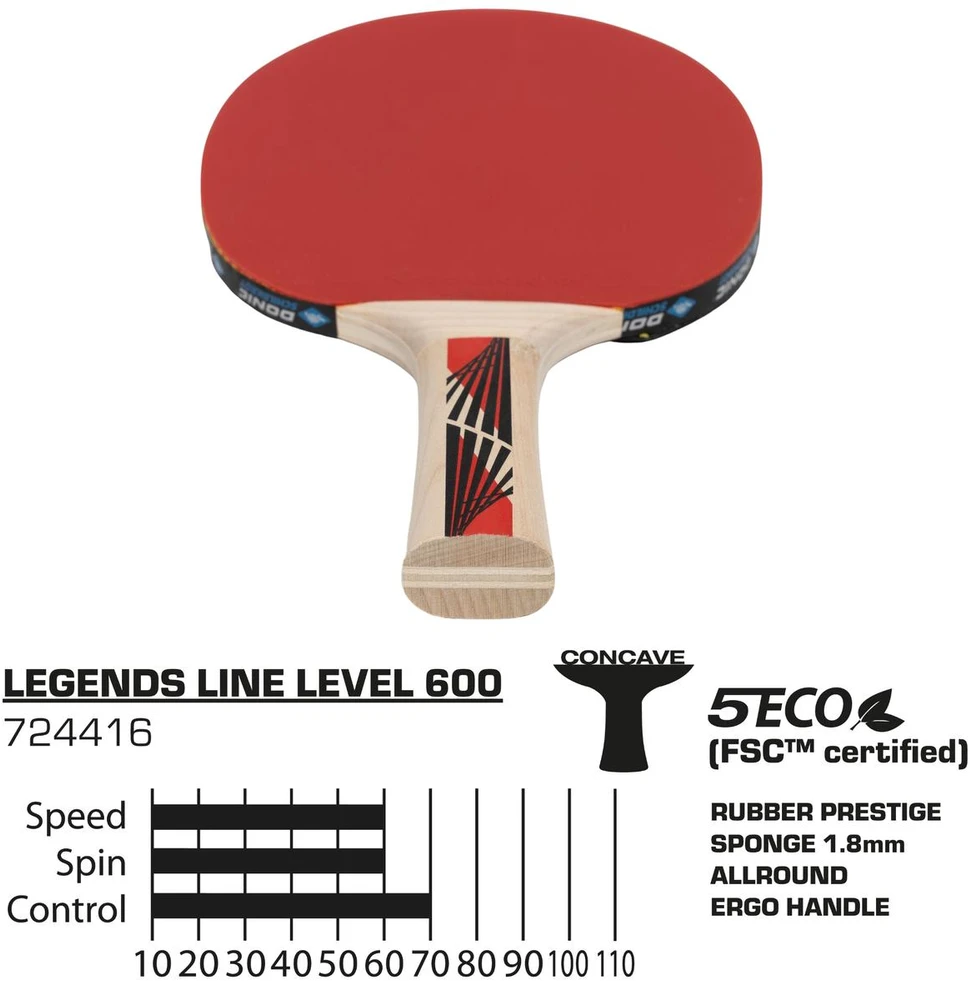 Donic raketė do Table Tennis Legends 600