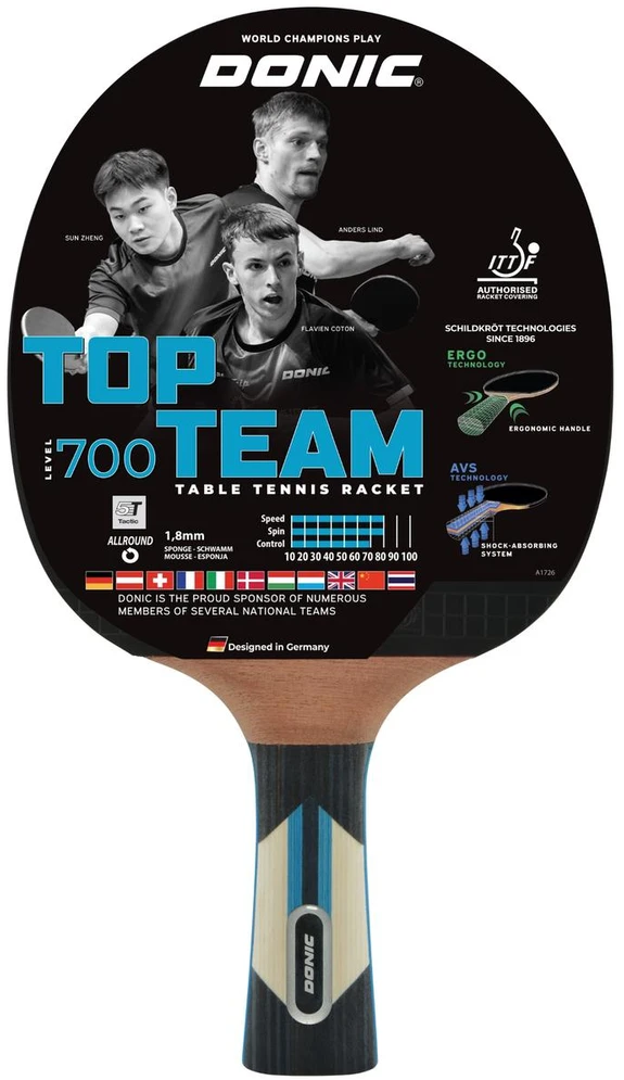 Donic Stalo teniso raketė Victoria Sport Top Team 700