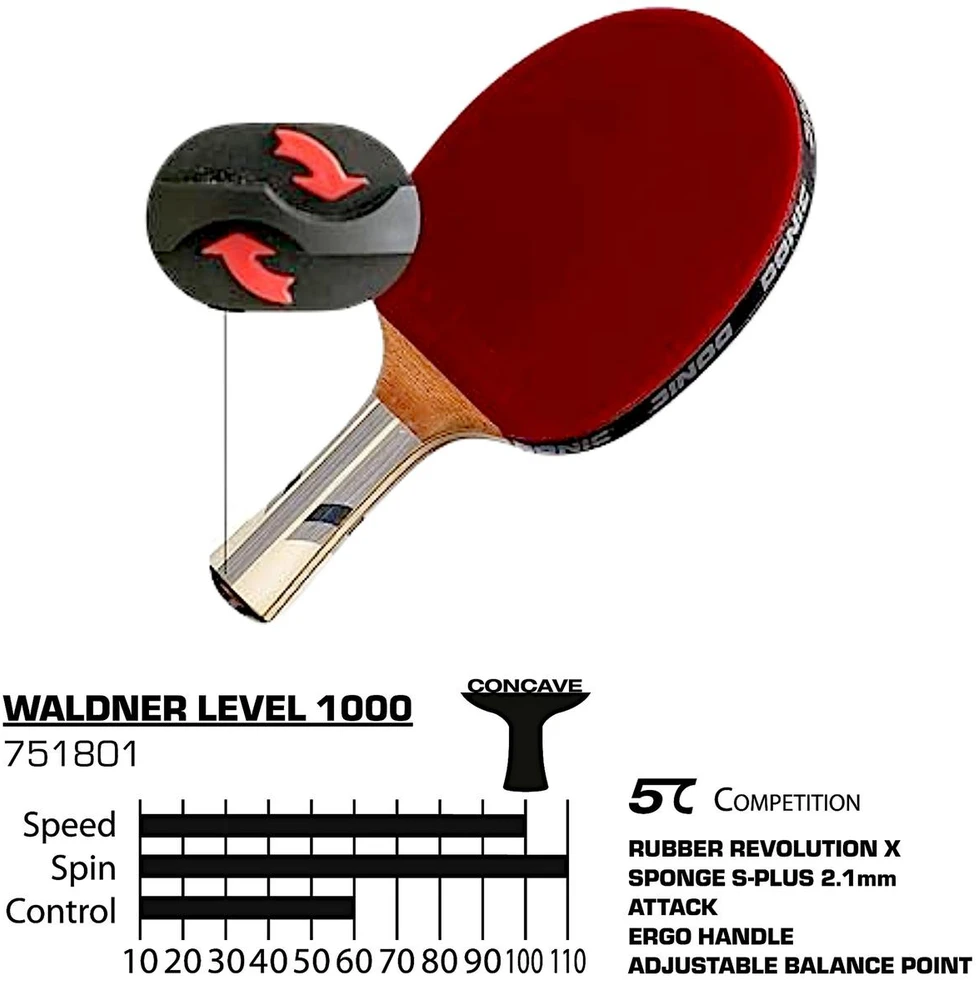 DNI Donic Schildkröt WALDNER 1000 stalo teniso stalas Multi spalvos