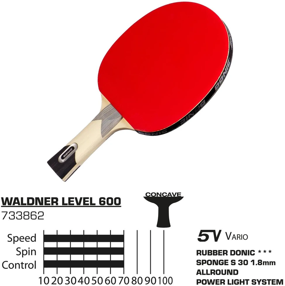 Stalo teniso raketė DONIC Waldner 600 ITTF