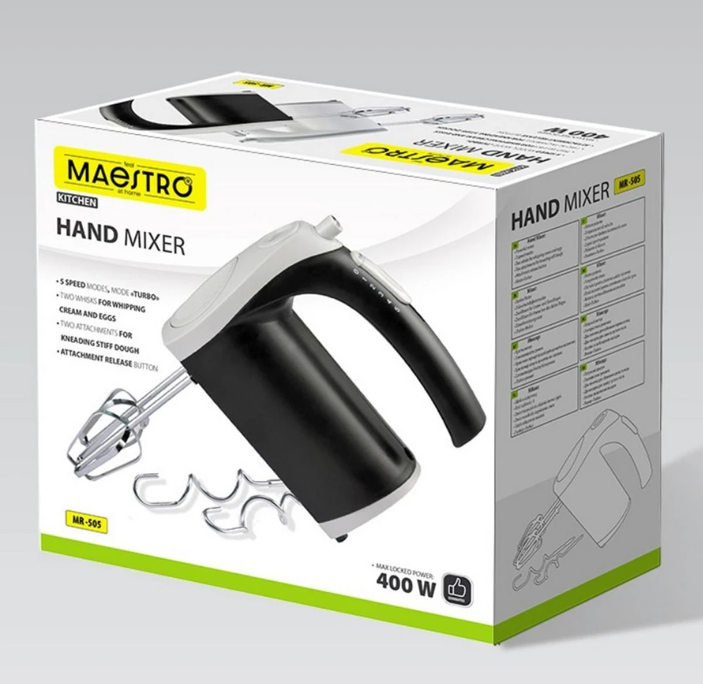 Plakiklis Rankinis maišytuvas 400 W MAESTRO