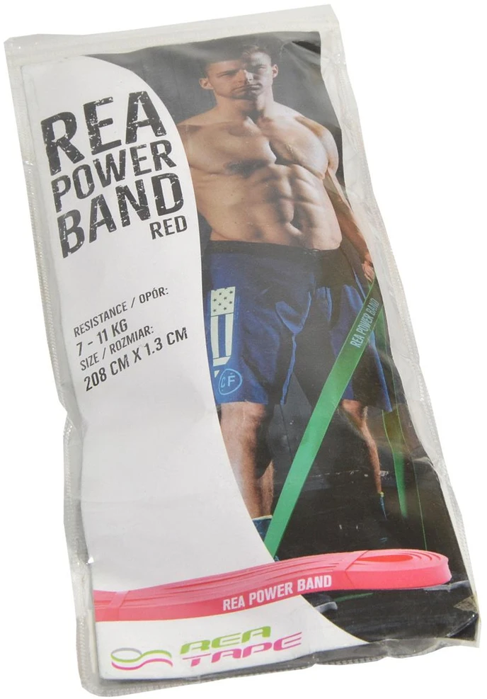 Rea Tape Guma taśma oporowa REA Power Band raudona