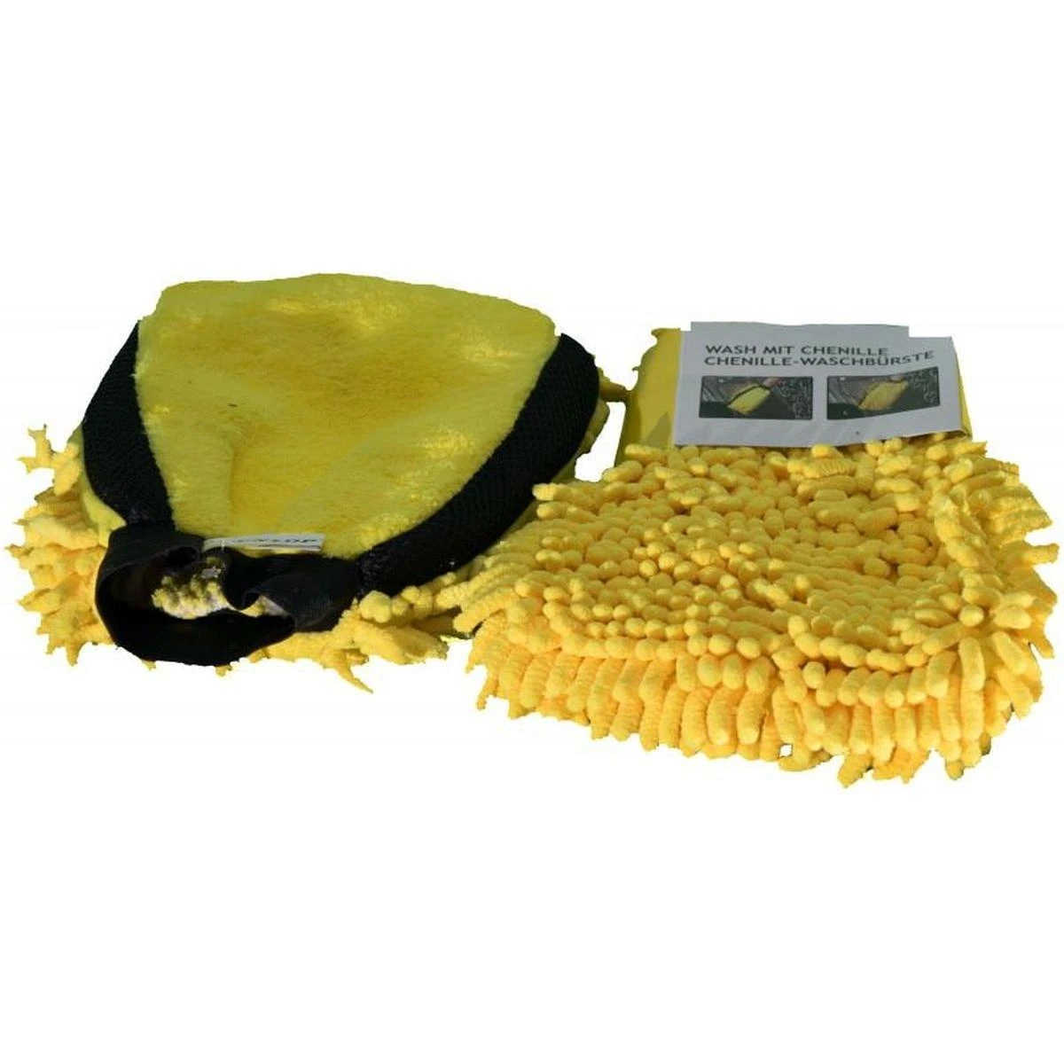 DUNLOP 418148 2-in-1 ŠENILINĖ AUTOMOBILIO PLOVIMO PIRŠTINĖ IŠ MIKROPLUOŠTO IR ŠLUOTELIŲ