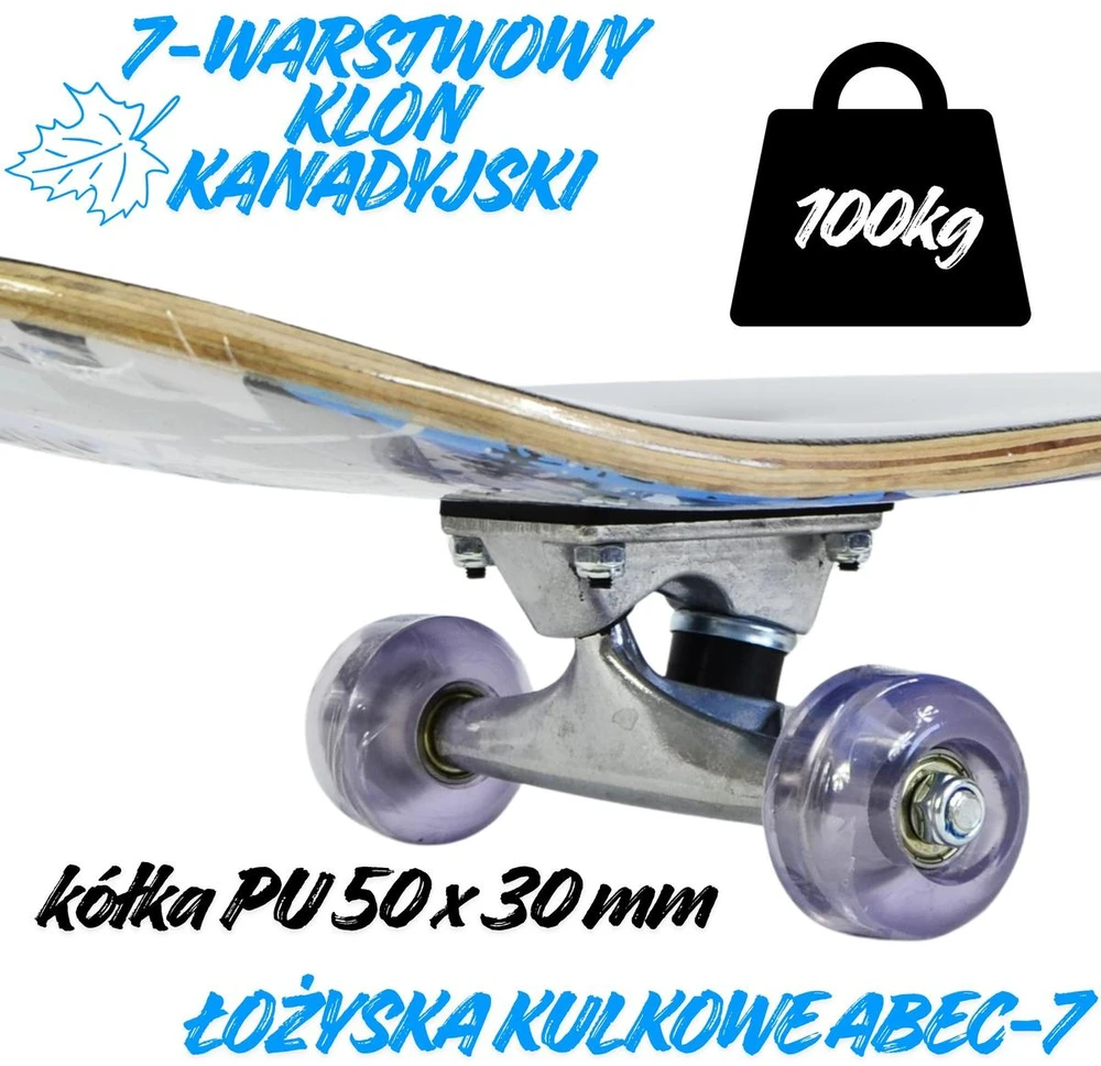 Best Sporting Medinė riedlentė miesto mėlyna
