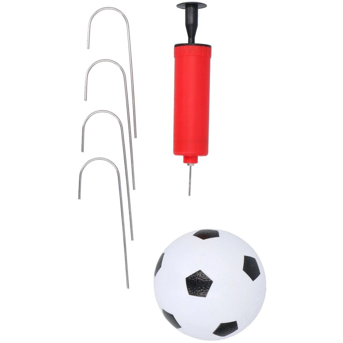 Sulankstomu futbolo vartų + priedų rinkinys 80x60x60cm Dunlop 100982