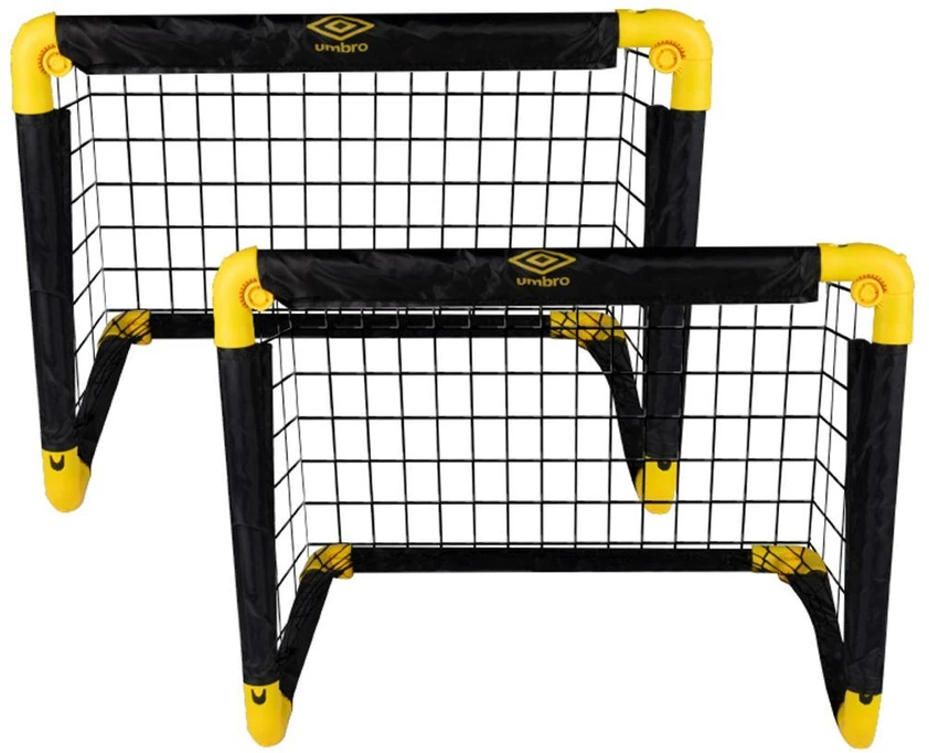 UMBRO FUTBOLO VARTŲ RINKINYS SU TINKLELIU, 2 VNT., 55x44x44 CM