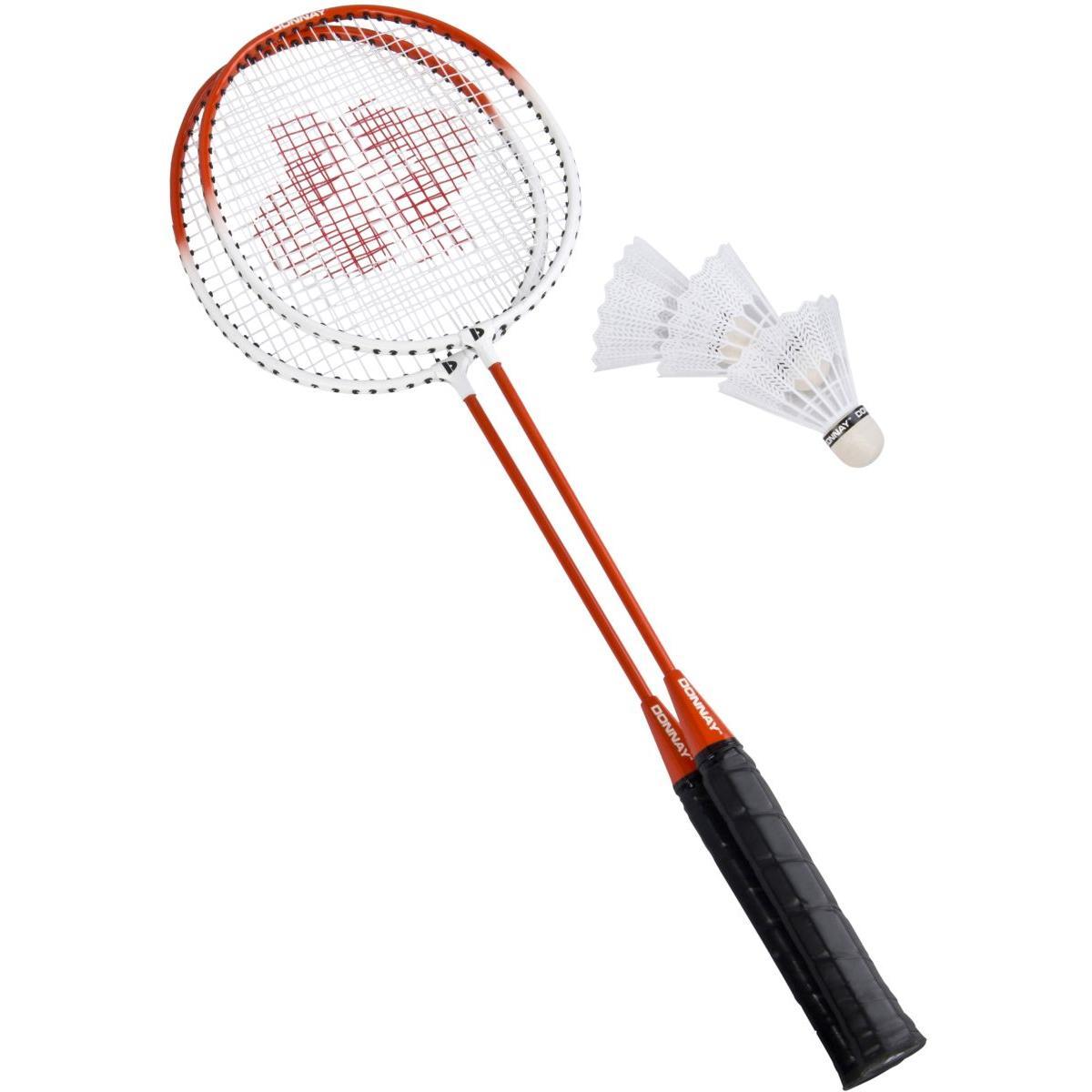 BADMINTONO RINKINYS DĖKLE ORANŽINIS 6-VIENAME DONNAY 413945