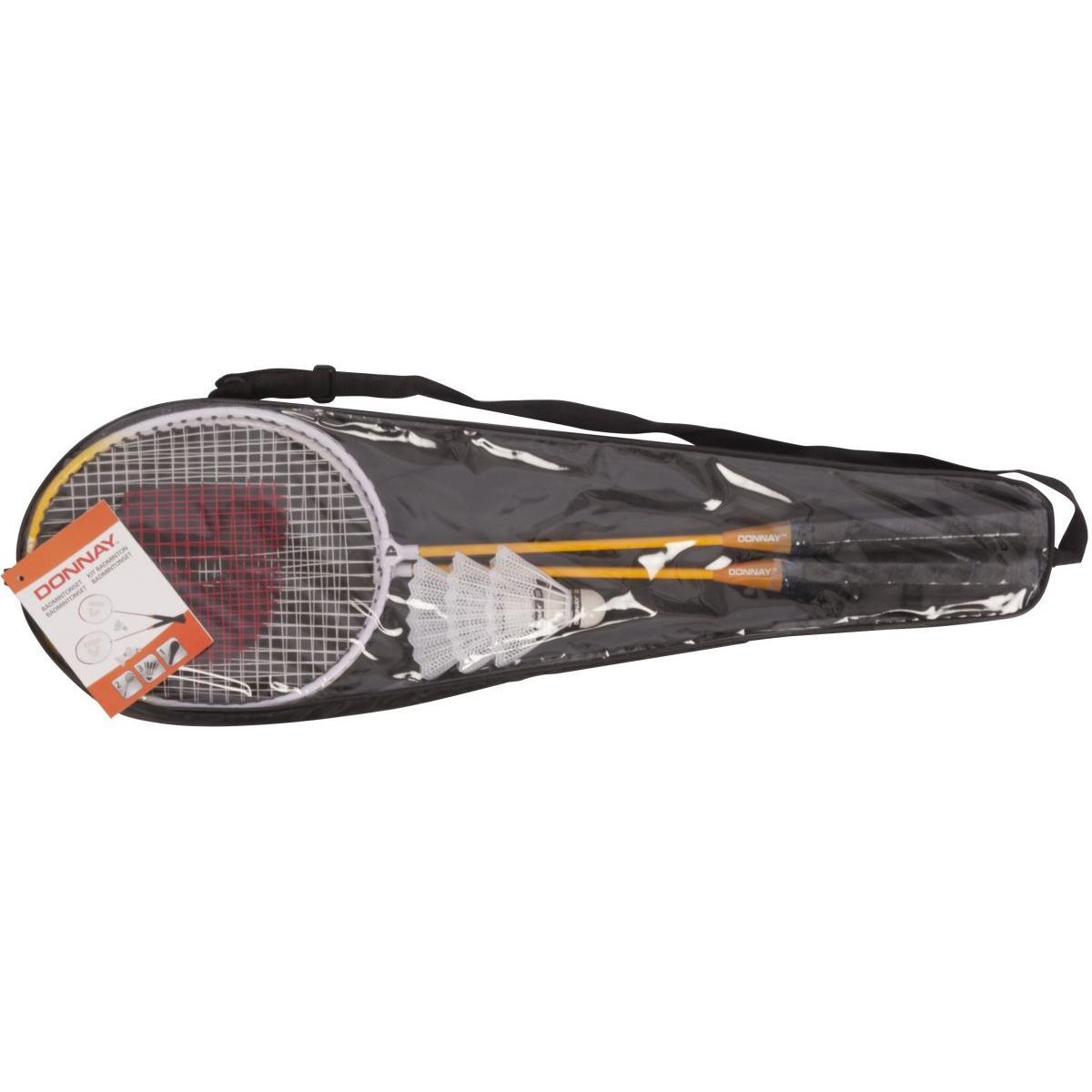BADMINTONO RINKINYS DĖKLE ORANŽINIS 6-VIENAME DONNAY 413945