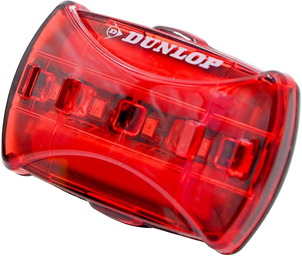 Dviračio LED lempų rinkinys priekyje ir gale Dunlop