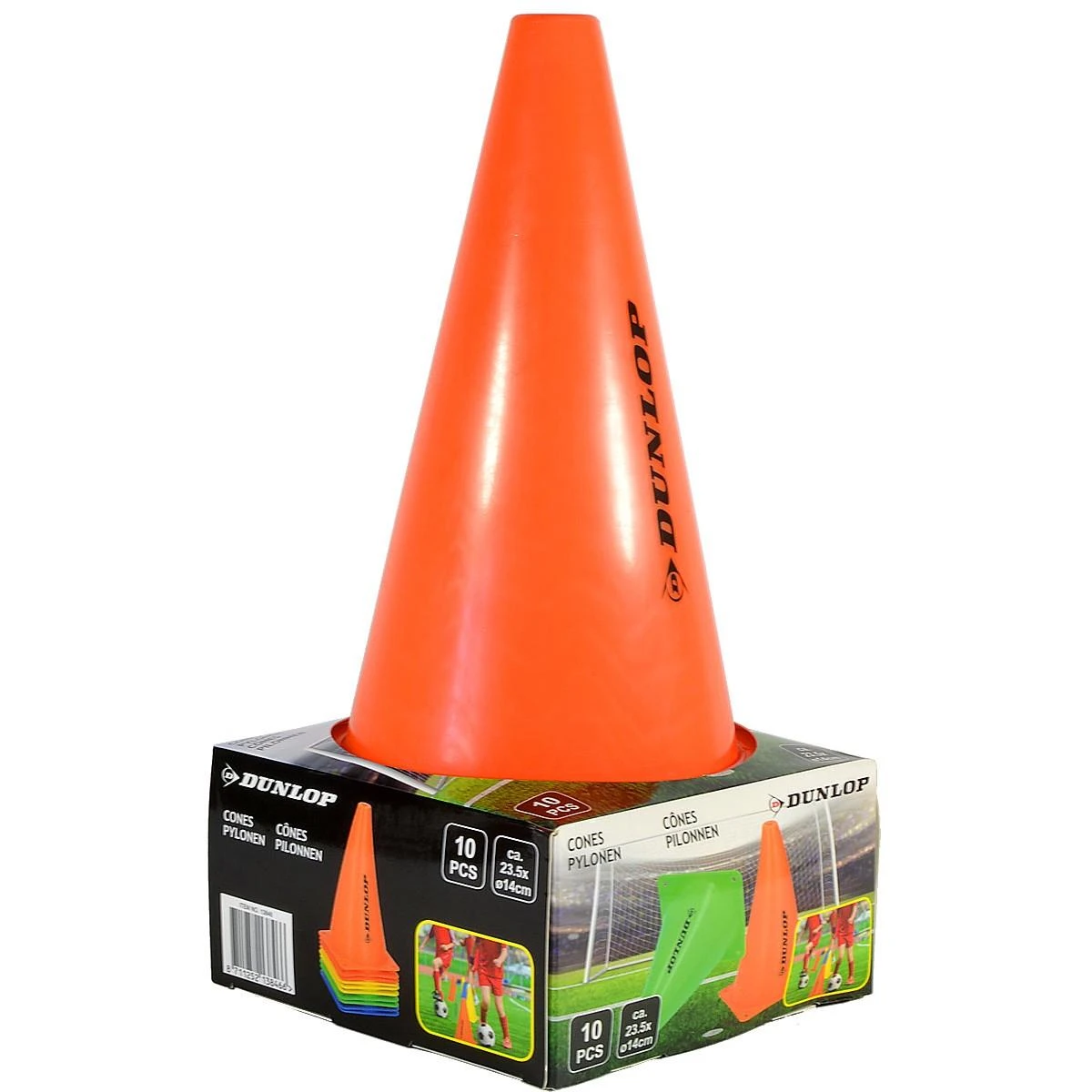 TRENIRUOČIŲ KŪGIŲ RINKINYS 23CM 10VNT DUNLOP 138466
