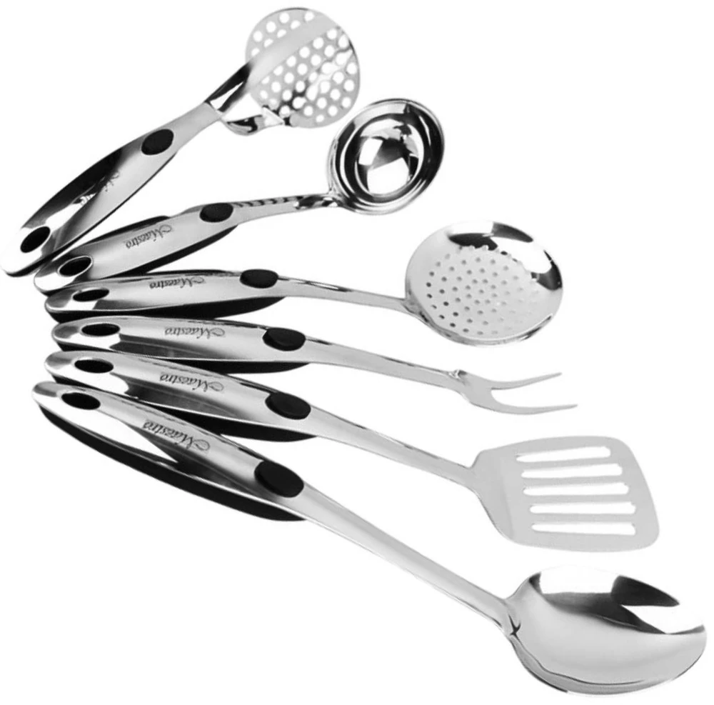 Rinkinys PRZYBORÓW KUCHENNYCH 7 ELEMENTÓW MAESTRO INOX