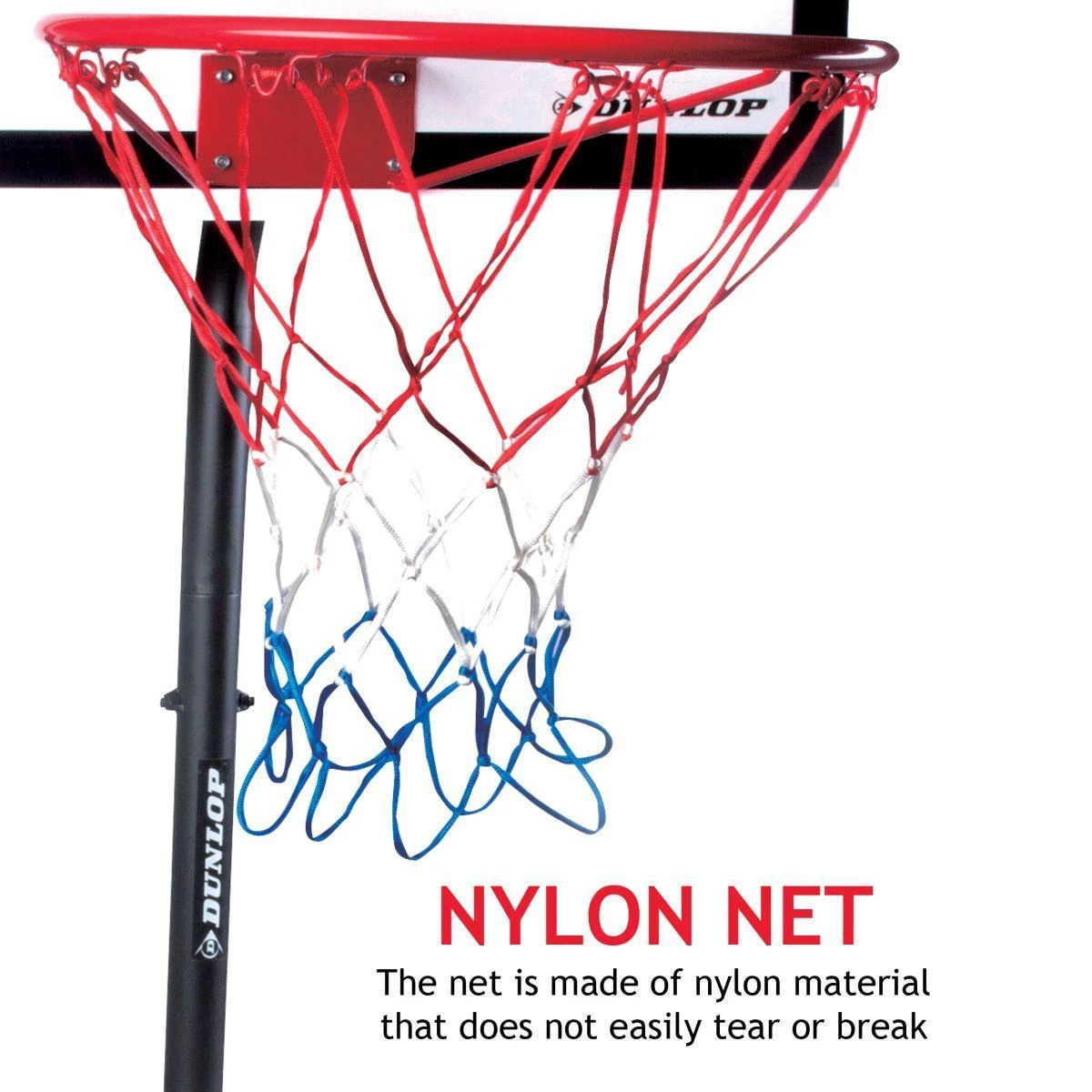 Reguliuojamas krepšinio rinkinys Dunlop 1,65-2,05m