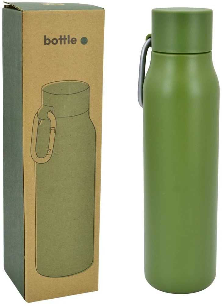 Roly Termosas 550 ml su karabinu, žalias, STAMINA