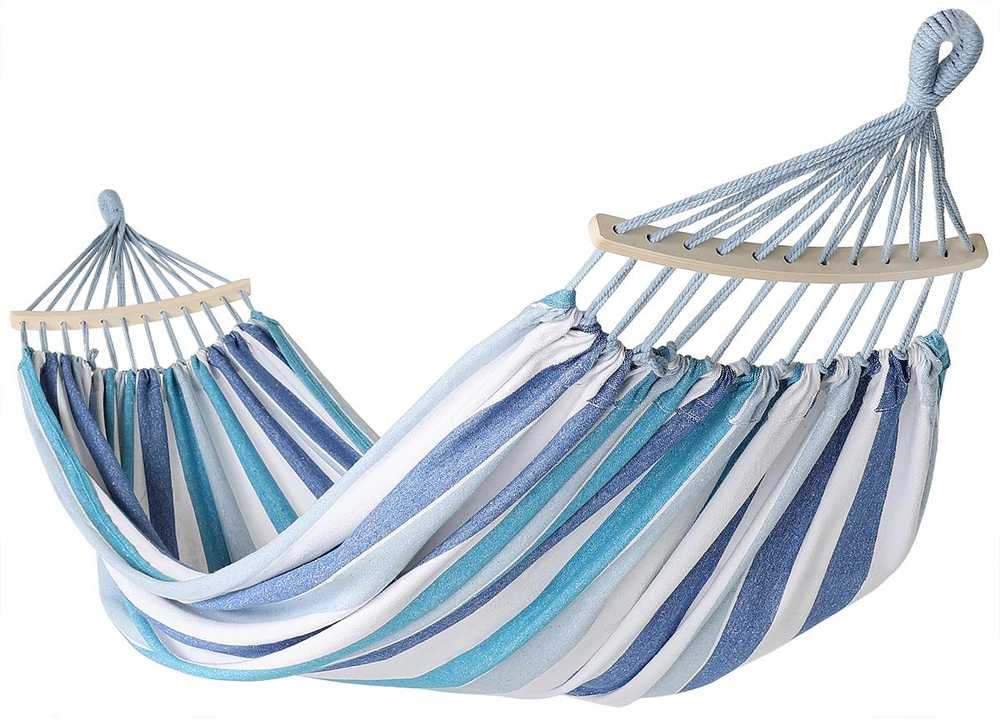 Dvivietis hamakas Royokamp Luxe XXL 250x150cm, mėlynas