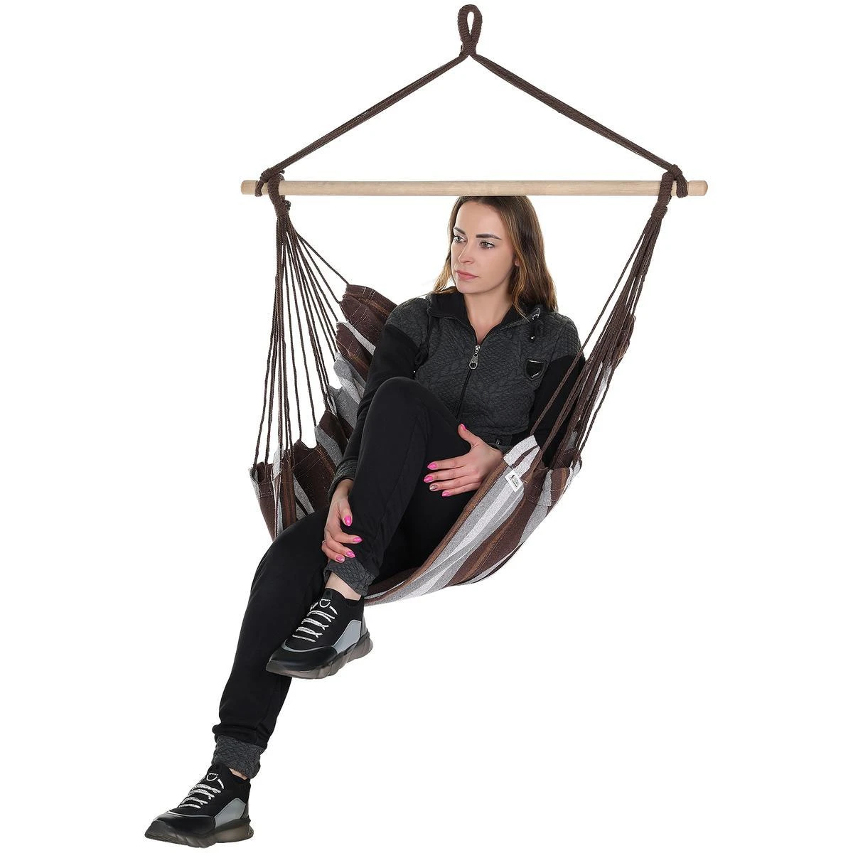 Hamakas Royokamp Brazilian Hanging Armchair, 100x100cm, rudas