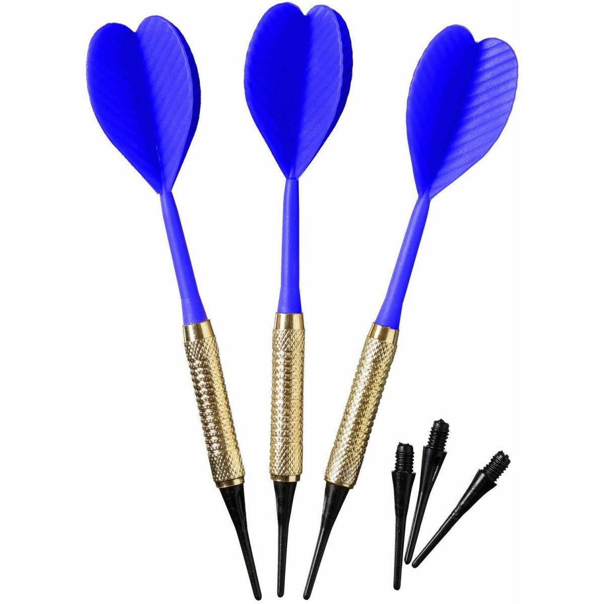 PLASTIKINĖS SMIGINIO STRĖLYTĖS DART 3VNT SAUGIOS GELTONOS BEST SPORTING 621186