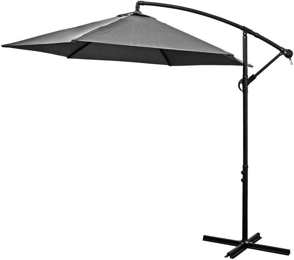Saska Garden Sodo skėtis 300 cm pilkas antracitas