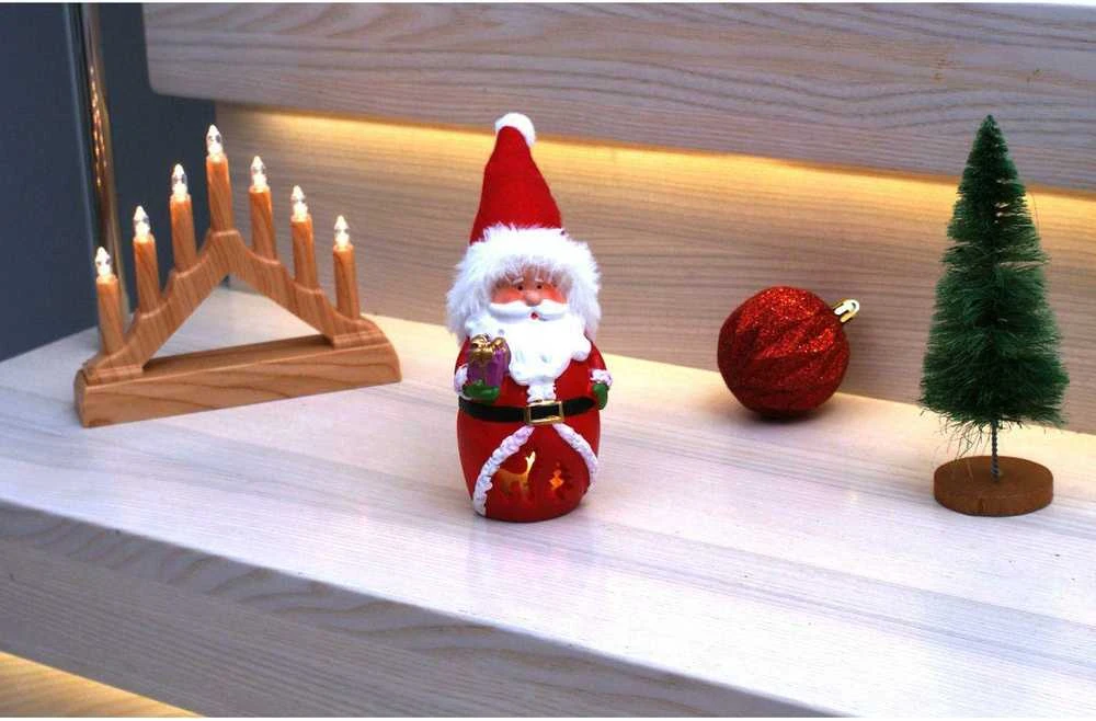 Saska Garden Kalėdinė dekoracija Kalėdų senelis LED