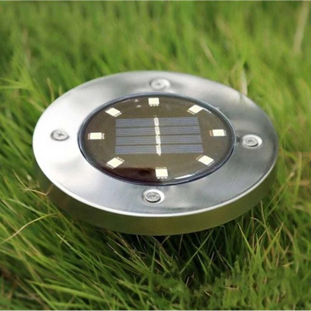 Sodo žibintas su saulės baterija Saska Garden 8 LED, 4 vnt.