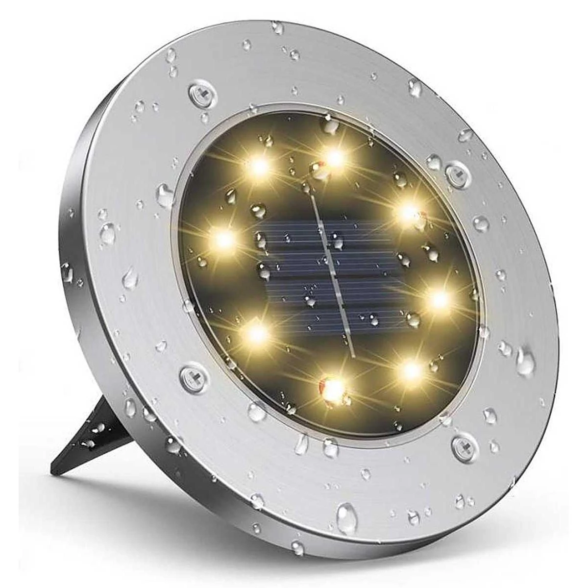 Sodo žibintas su saulės baterija Saska Garden 8 LED, 4 vnt.