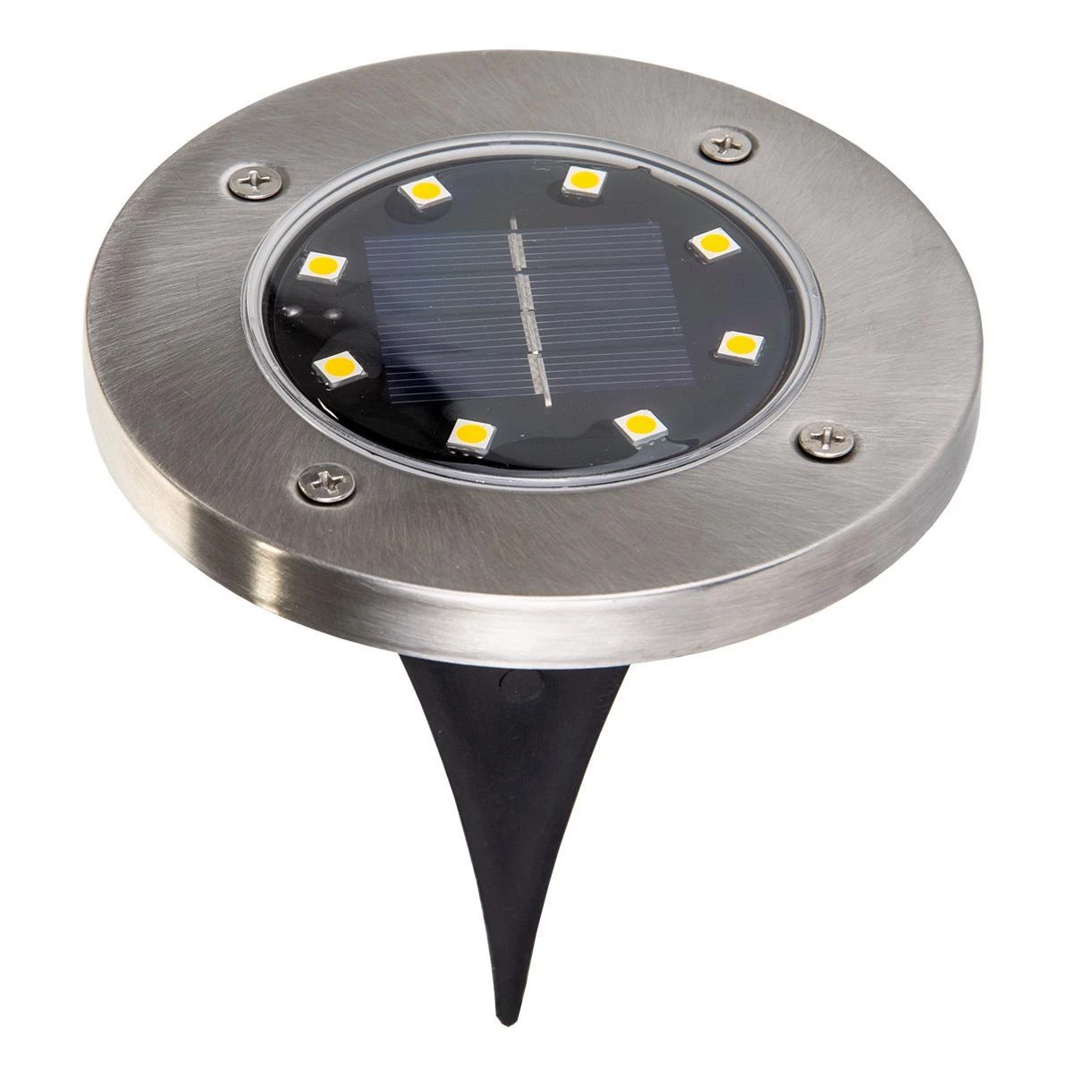 Sodo žibintas su saulės baterija Saska Garden 8 LED, 4 vnt.